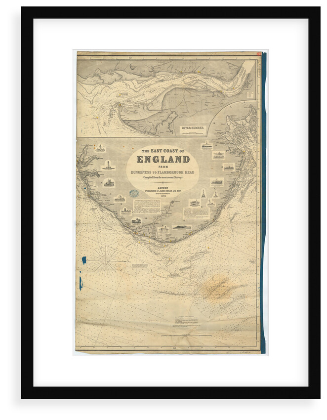 England East Coast from Dungeness to Flamborough Head by James Imray & Son
