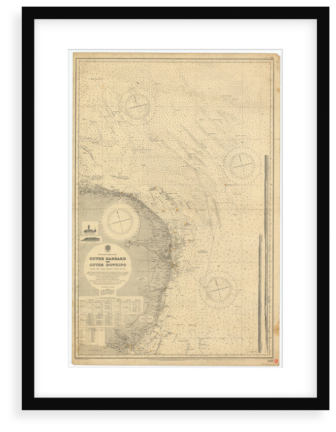 England East Coast: Outer Gabbard to Outer Dowsing by British Admiralty