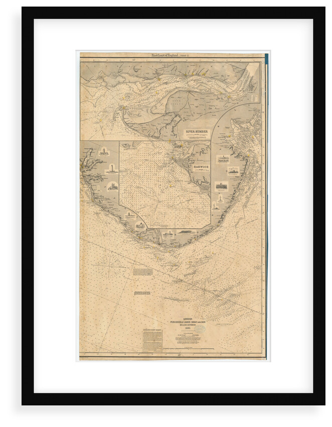 England East Coast. Sheet 2 by James Imray & Son