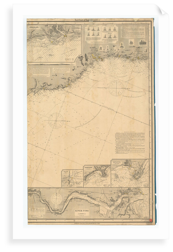 England East Coast. Sheet 4 by James Imray & Son