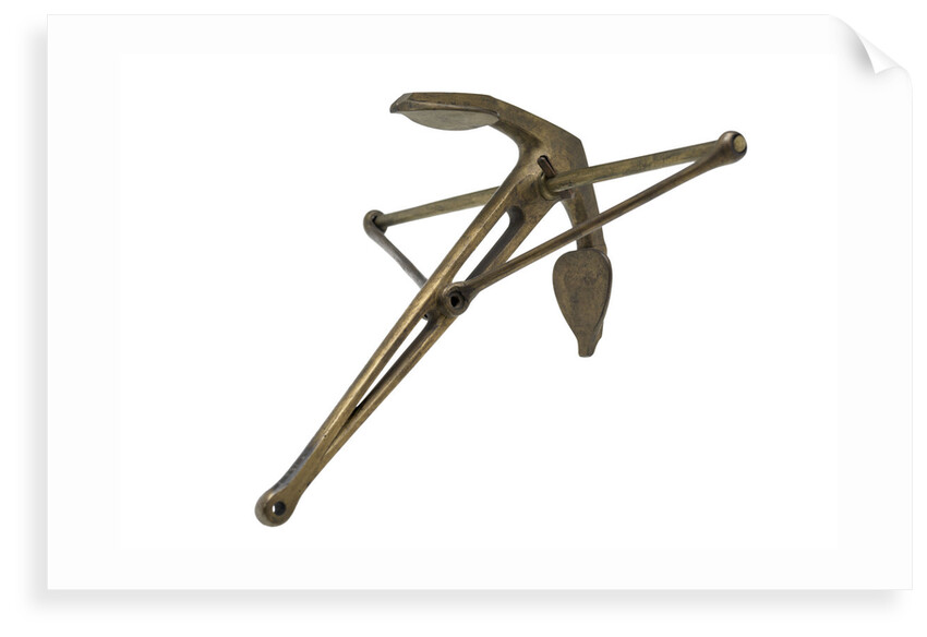 Frame stock anchor - shank hollowed out 1829 by unknown