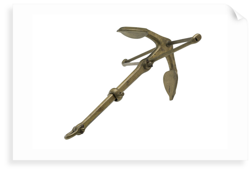 Frame stock anchor - shank hollowed out 1829 by unknown