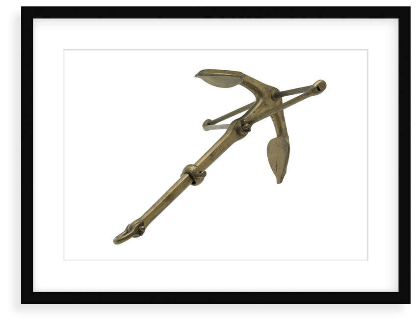 Frame stock anchor - shank hollowed out 1829 by unknown
