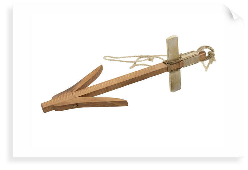 Anchor model - wooden killick - Greek/Roman by unknown