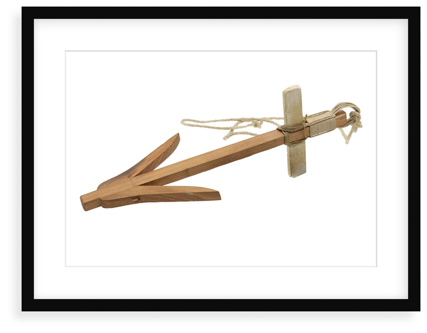 Anchor model - wooden killick - Greek/Roman by unknown