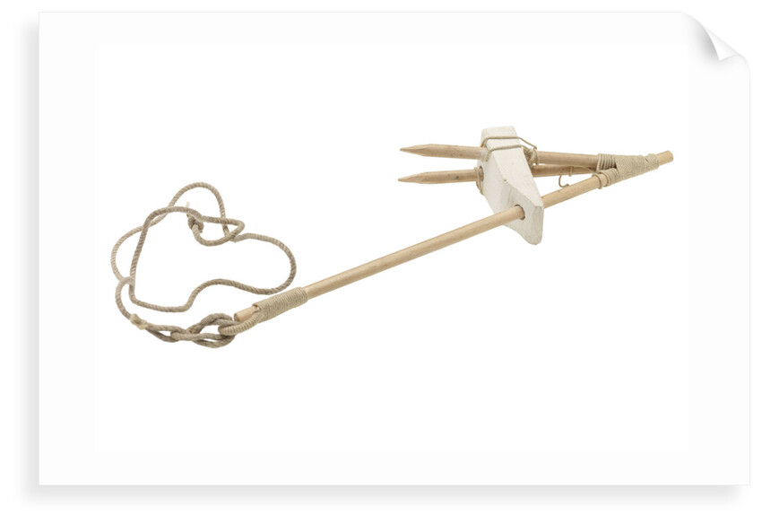 Anchor model - wooden killick by unknown