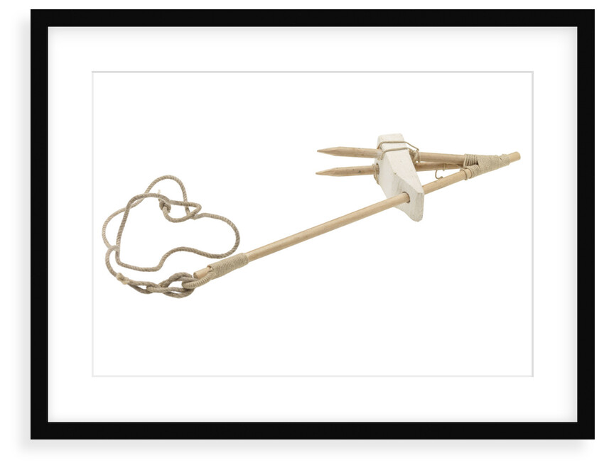 Anchor model - wooden killick by unknown