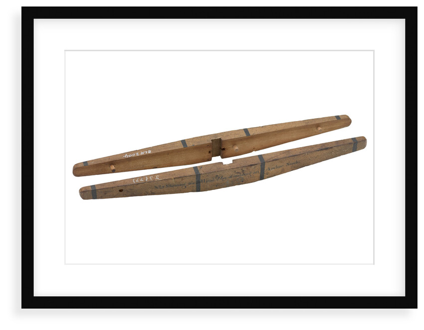 Anchor stock - split in two by unknown