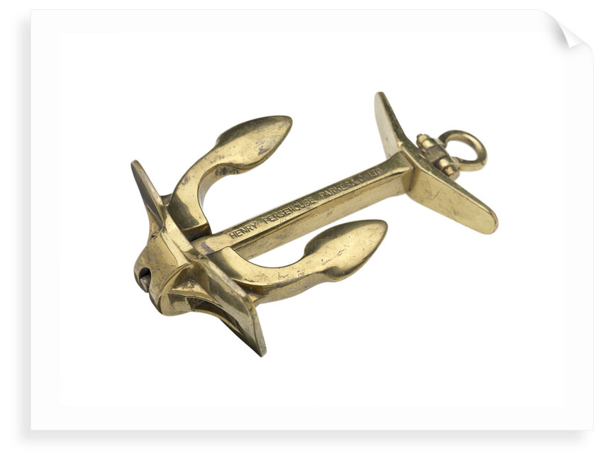 Anchor model by Henry Persehouse Parkes & Co Ltd