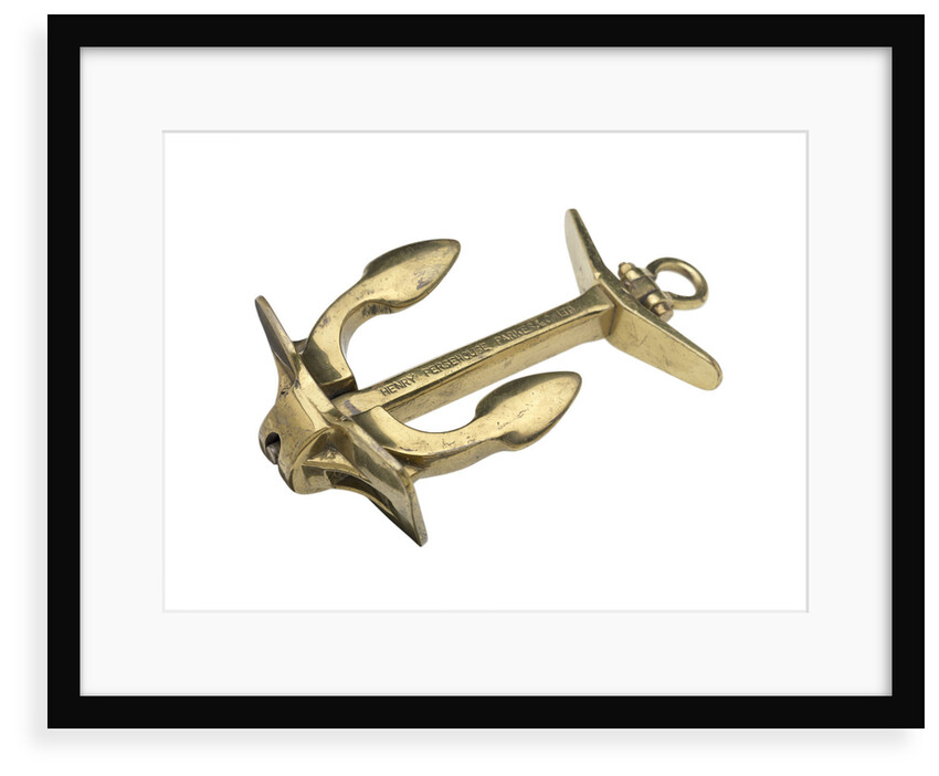 Anchor model by Henry Persehouse Parkes & Co Ltd