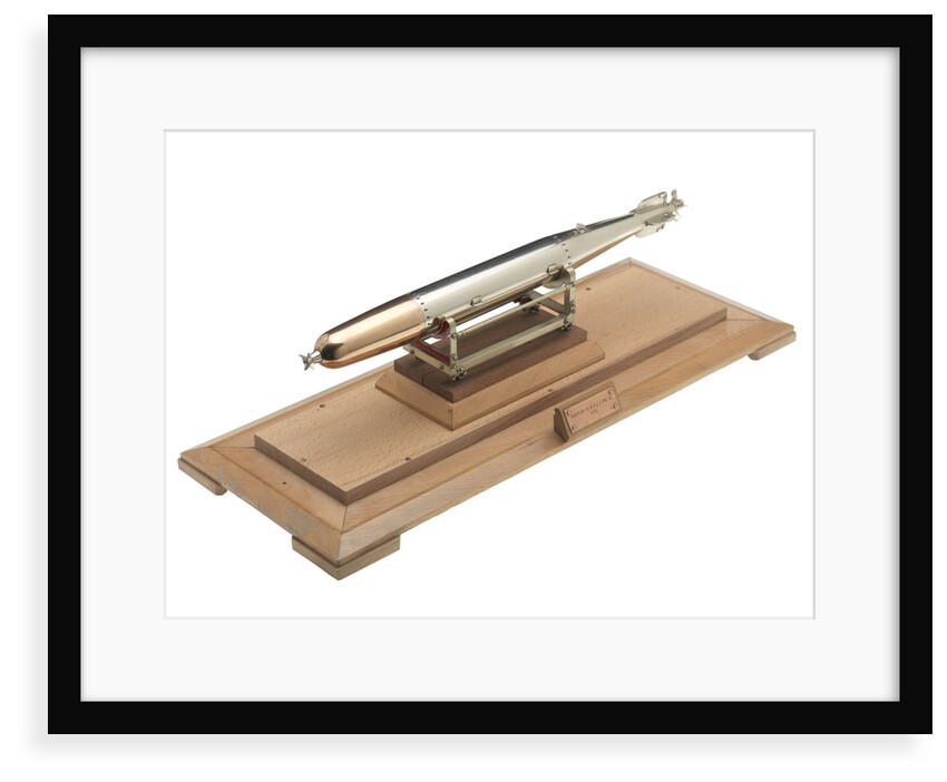 Ordnance model; Torpedo model by unknown