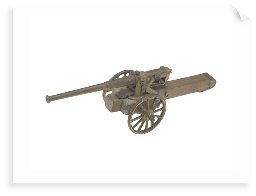 Gun model; Field Gun by unknown