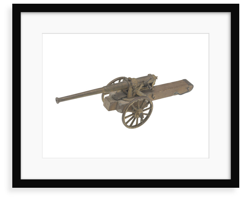 Gun model; Field Gun by unknown