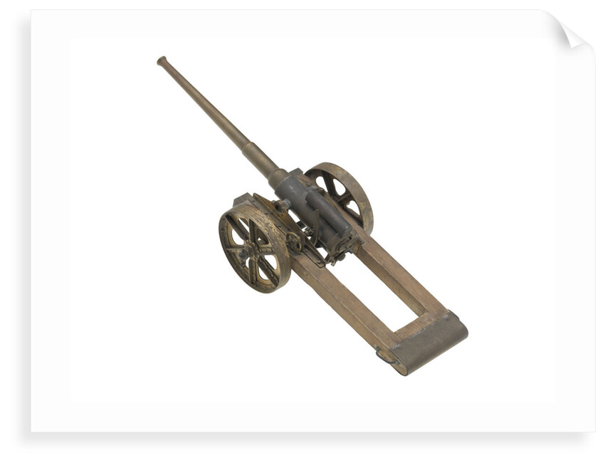 Gun model; Field Gun by unknown