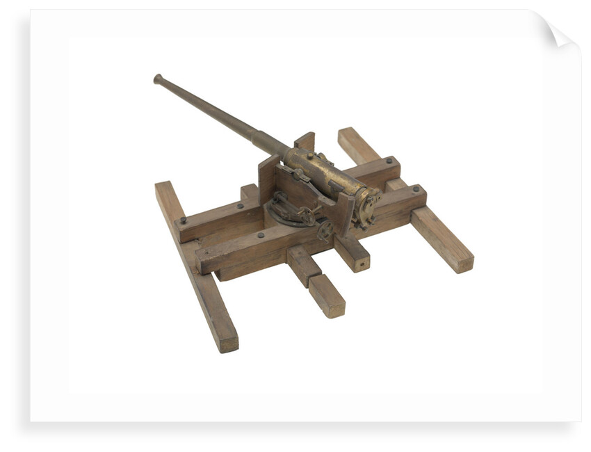 Sectional model; Gun model by unknown