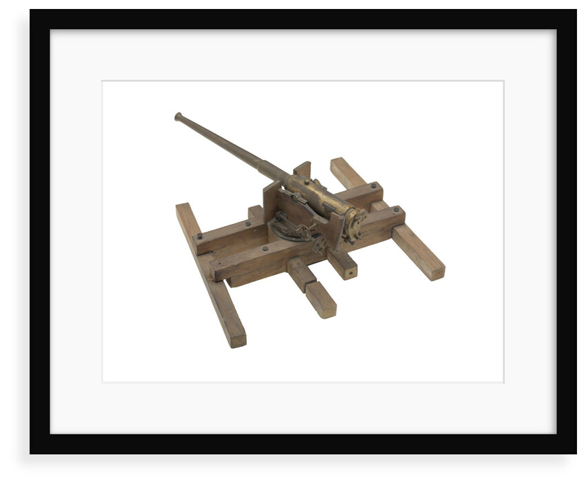 Sectional model; Gun model by unknown