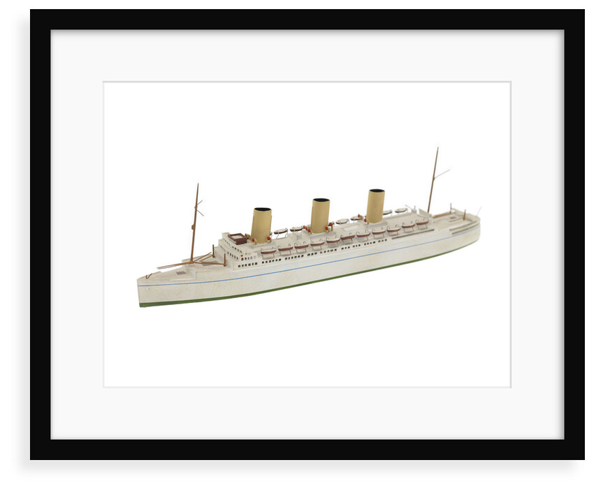 Waterline model; Rigged model; Miniature model by Bassett-Lowke Ltd