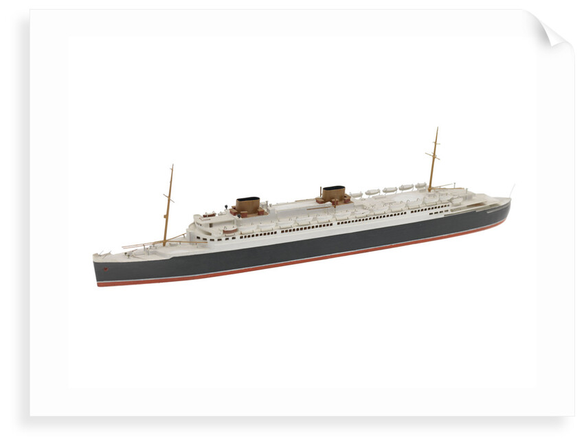 Waterline model; Miniature model by Bassett-Lowke Ltd