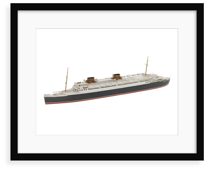 Waterline model; Miniature model by Bassett-Lowke Ltd