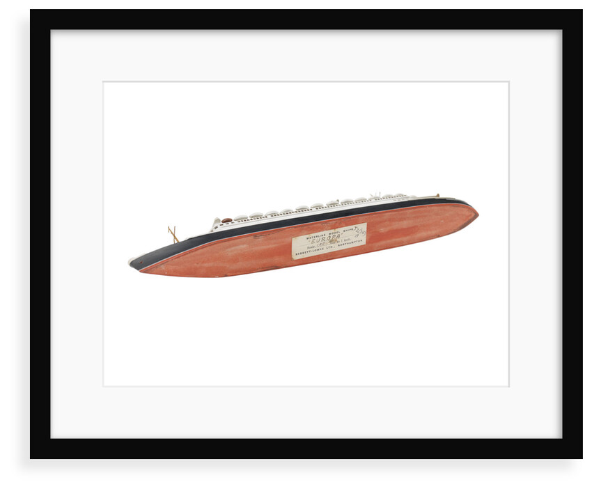 Waterline model; Miniature model by Bassett-Lowke Ltd