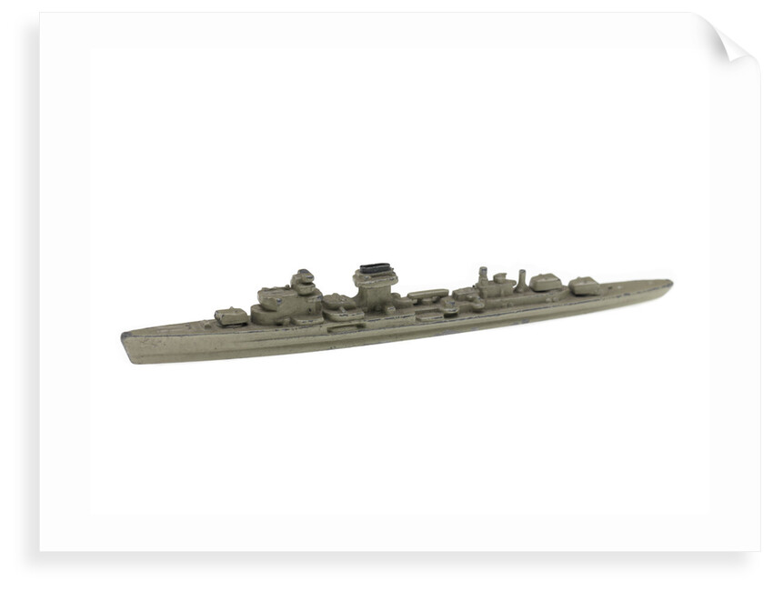 Waterline model; Miniature model by unknown