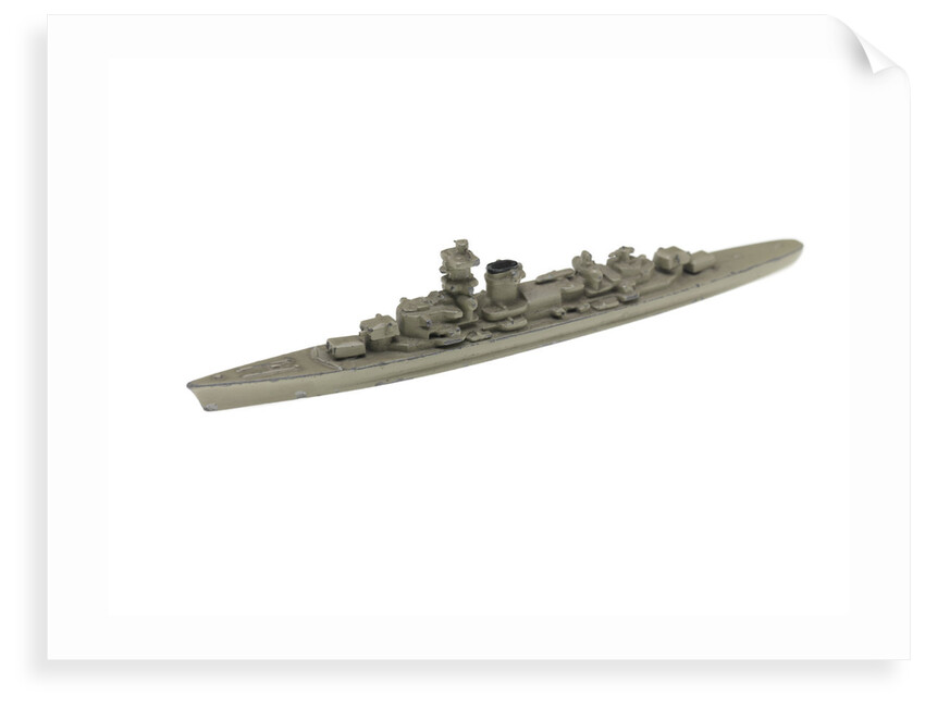 Waterline model; Miniature model by unknown
