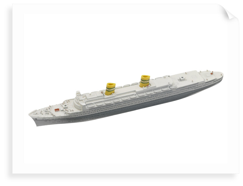Waterline model; Miniature model by Tri-ang