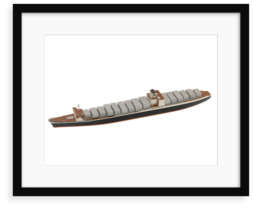 Waterline model; Miniature model by Reginald Carpenter