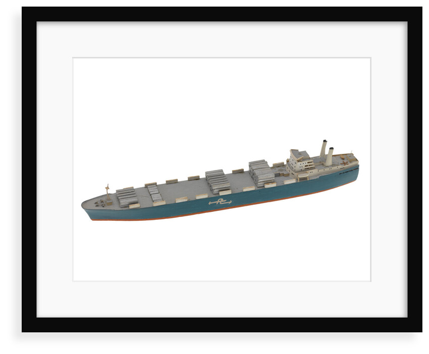 Waterline model; Miniature model by Reginald Carpenter