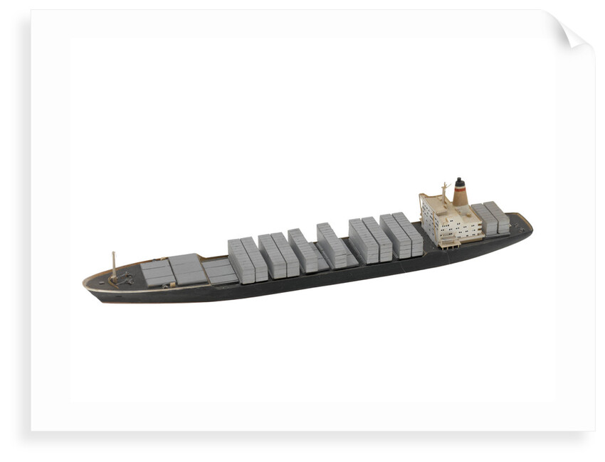Waterline model; Miniature model by Reginald Carpenter