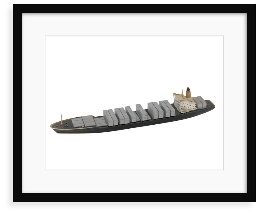 Waterline model; Miniature model by Reginald Carpenter