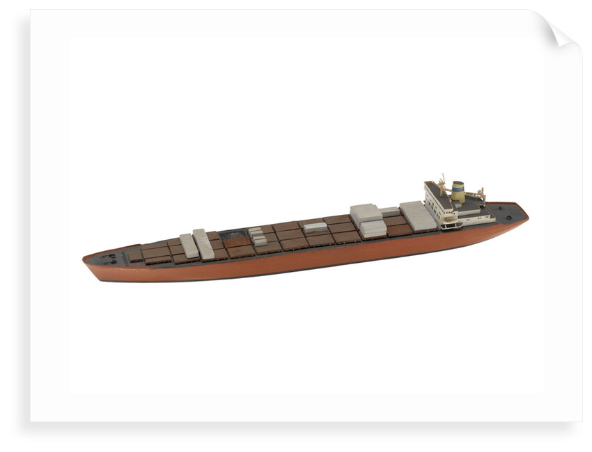 Waterline model; Miniature model by Reginald Carpenter