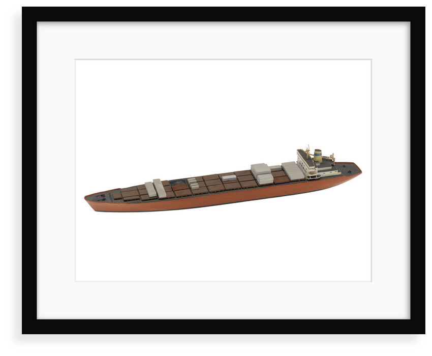 Waterline model; Miniature model by Reginald Carpenter