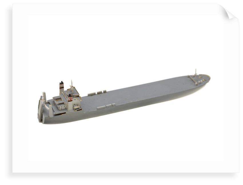 Waterline model; Miniature model by Reginald Carpenter