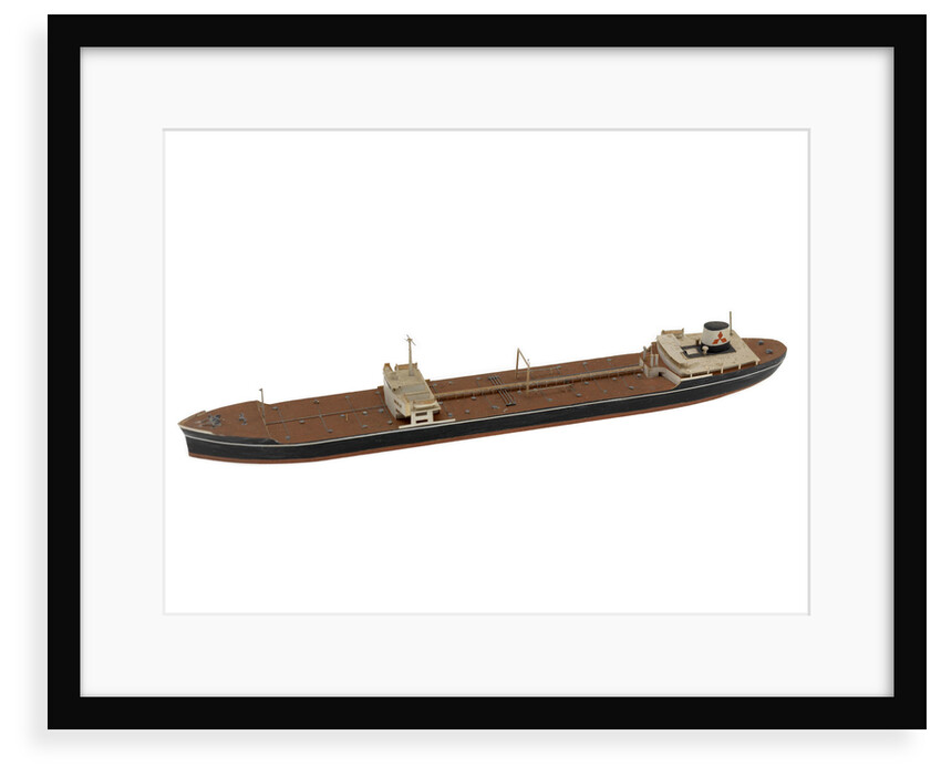 Waterline model; Miniature model by Reginald Carpenter