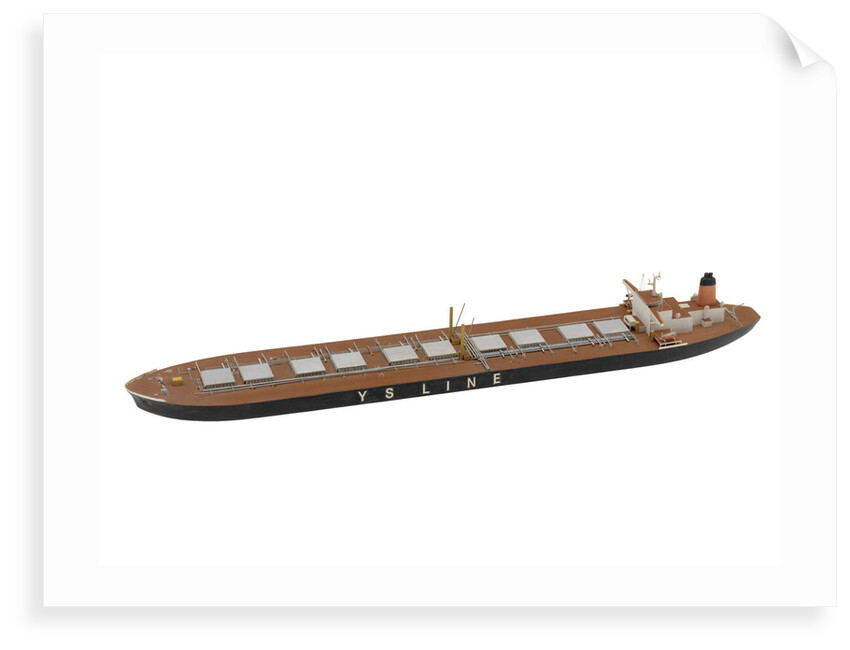 Waterline model; Miniature model by Reginald Carpenter