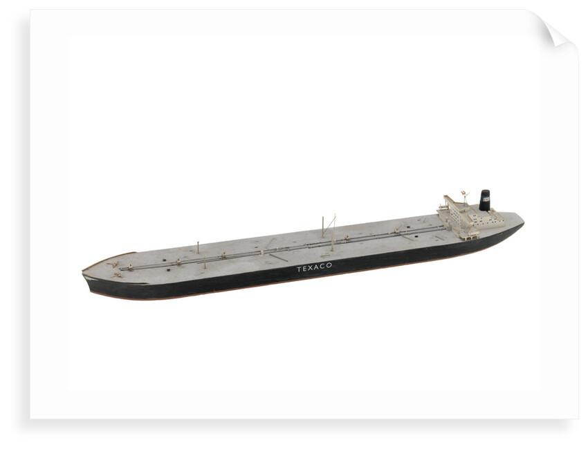 Waterline model; Miniature model by Reginald Carpenter