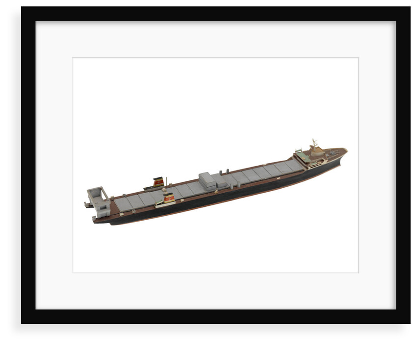 Waterline model; Miniature model by Reginald Carpenter