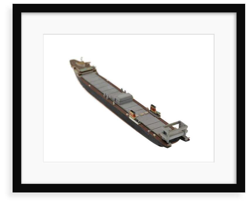 Waterline model; Miniature model by Reginald Carpenter