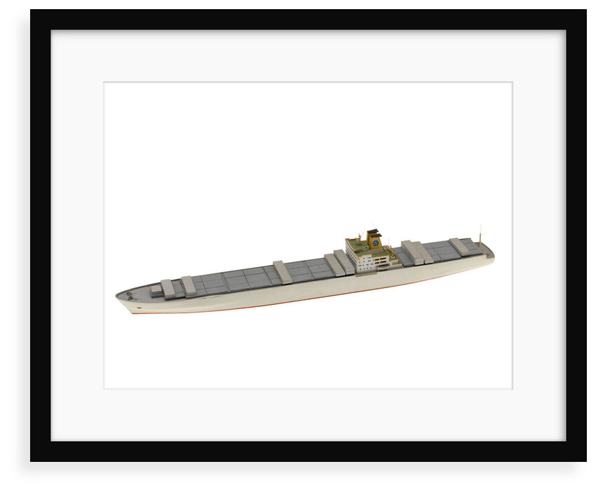 Waterline model; Miniature model by Reginald Carpenter