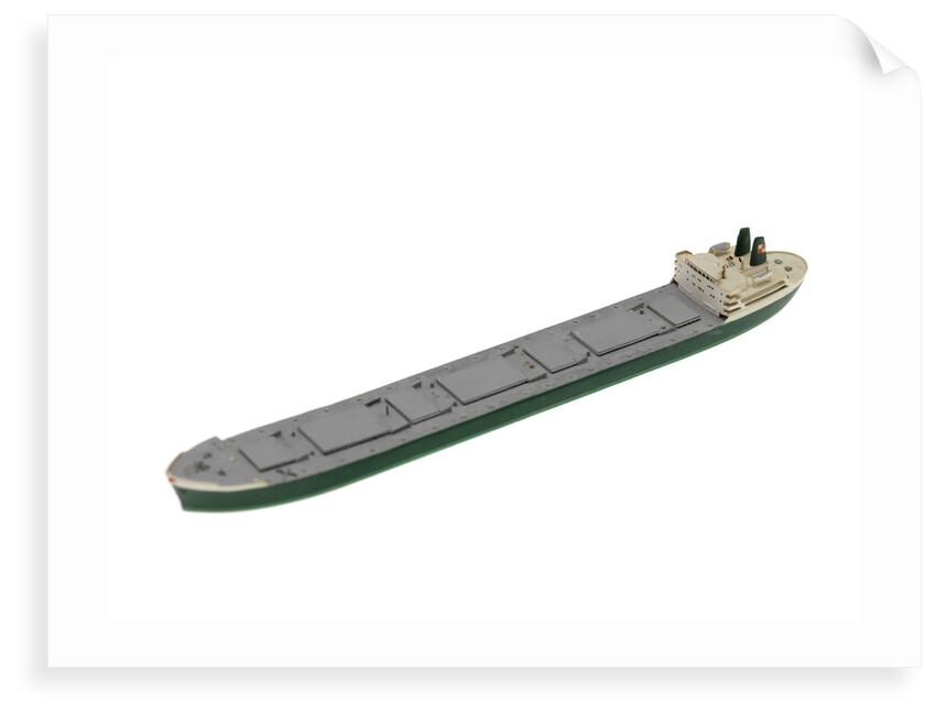 Waterline model; Miniature model by Reginald Carpenter
