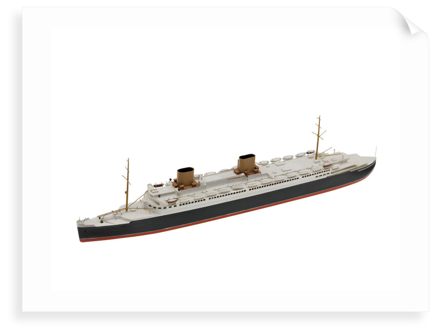 Waterline model; Miniature model by Bassett-Lowke Ltd