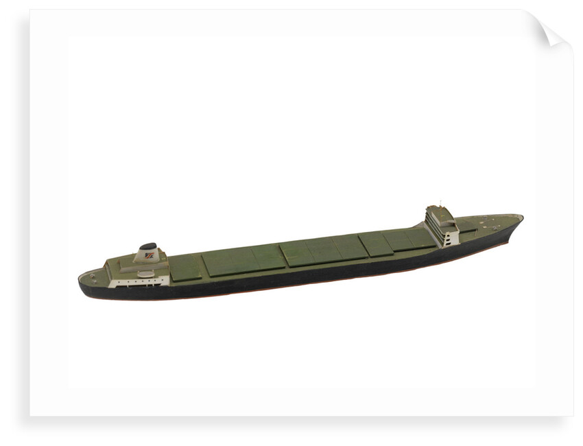 Waterline model; Miniature model by Reginald Carpenter