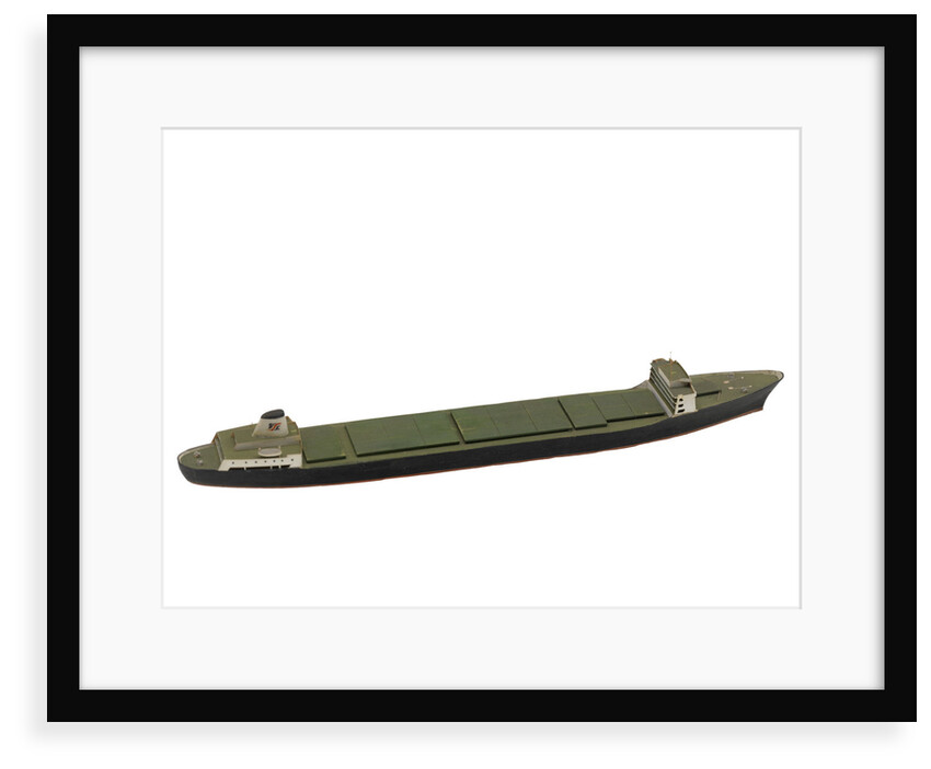 Waterline model; Miniature model by Reginald Carpenter