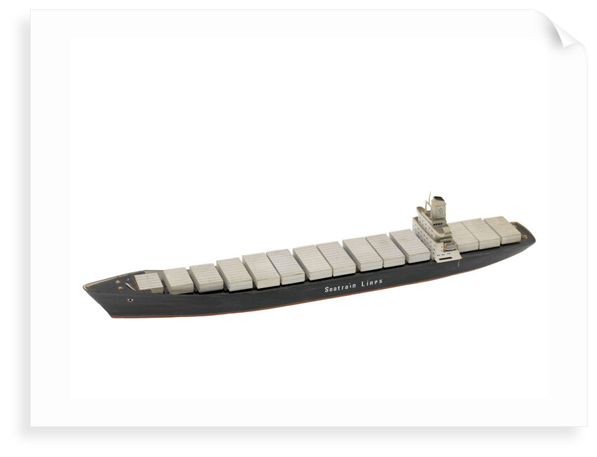 Waterline model; Miniature model by Reginald Carpenter