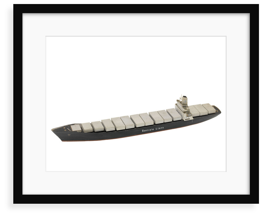 Waterline model; Miniature model by Reginald Carpenter