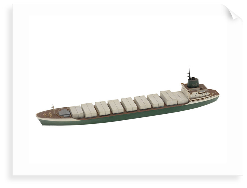Waterline model; Miniature model by Reginald Carpenter
