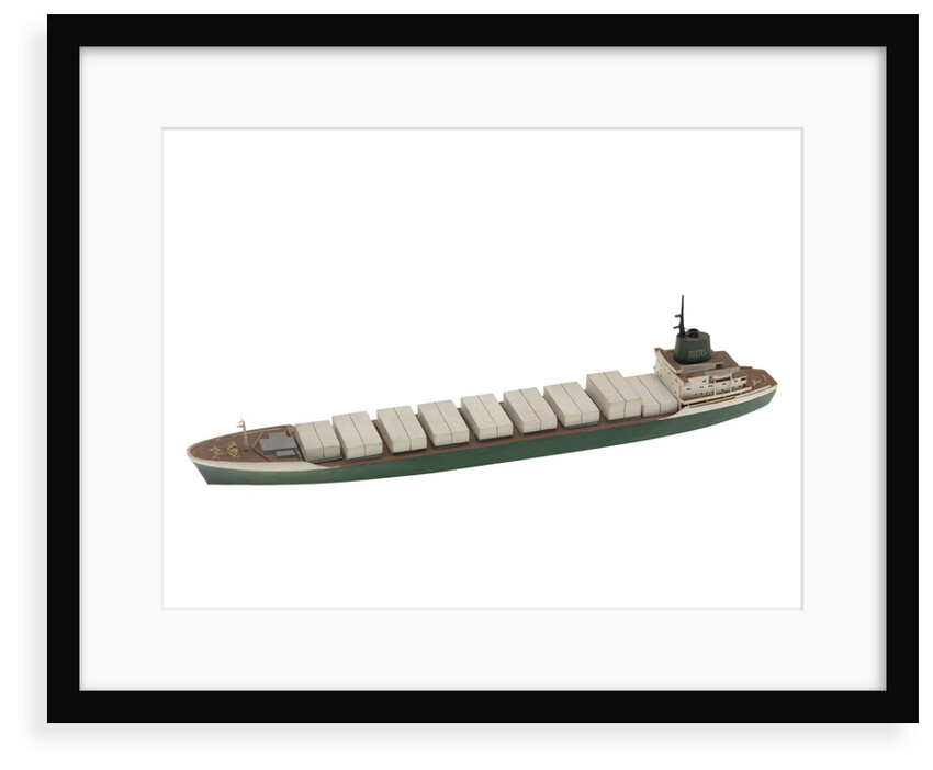 Waterline model; Miniature model by Reginald Carpenter