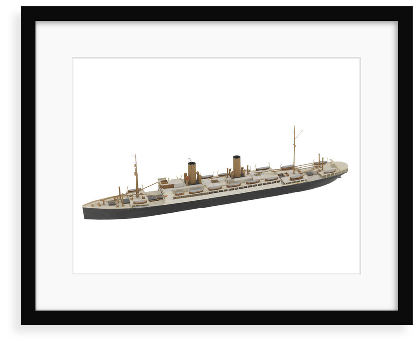Waterline model; Miniature model by Reginald Carpenter