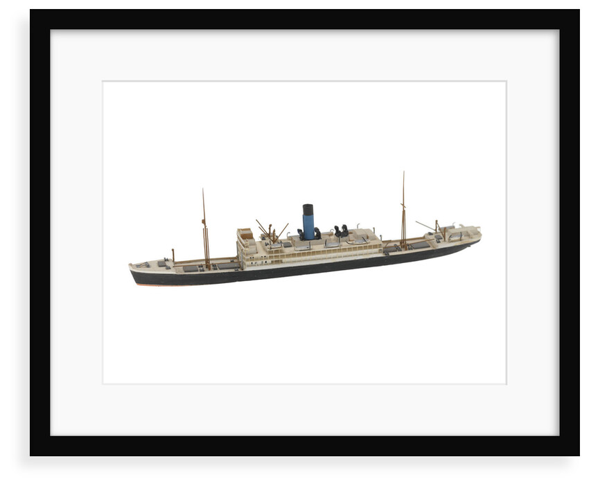 Waterline model; Miniature model by Reginald Carpenter